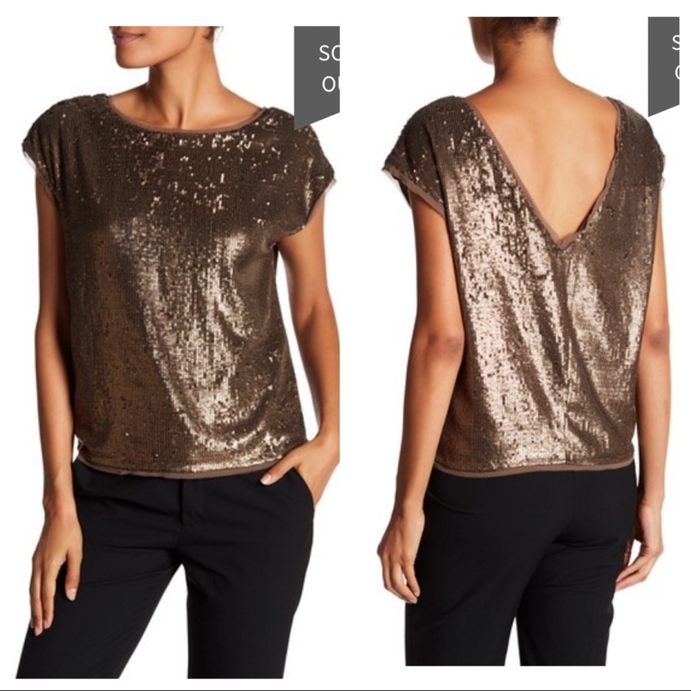 Joie Marania Sequined Blouse